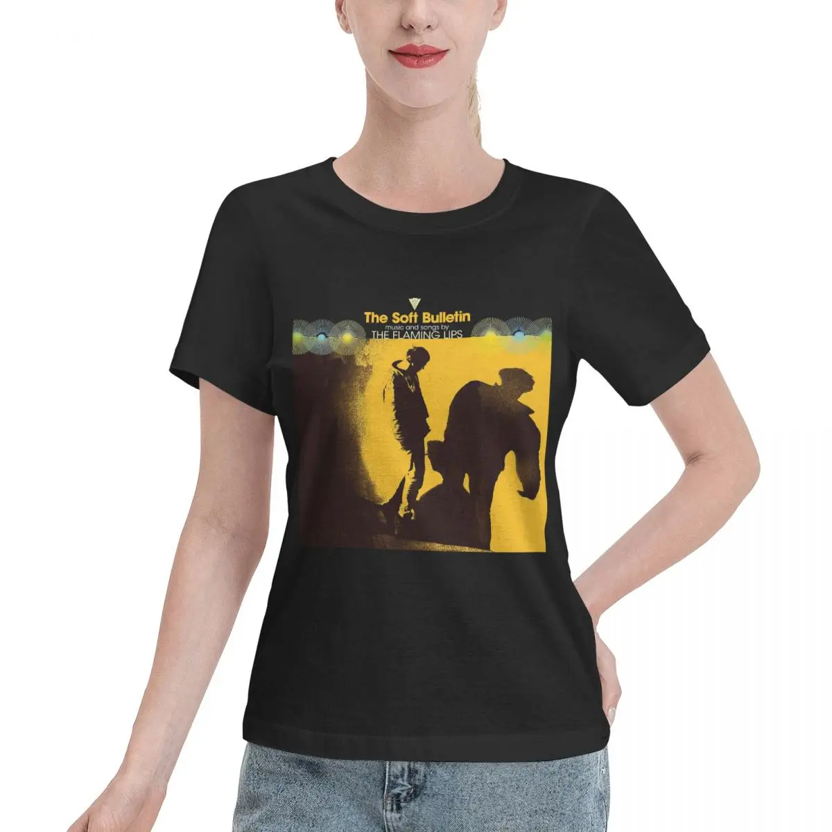 Free Matching The Flaming Lips - Soft Bulletin Women's T-shirt Simple Chic Oversized Top