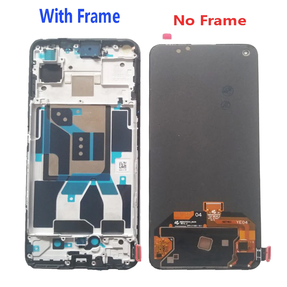 AMOLED For Realme GT Neo 2T Neo2T RMX3357 RMX3031 LCD Display Touch Screen Digitizer Assembly