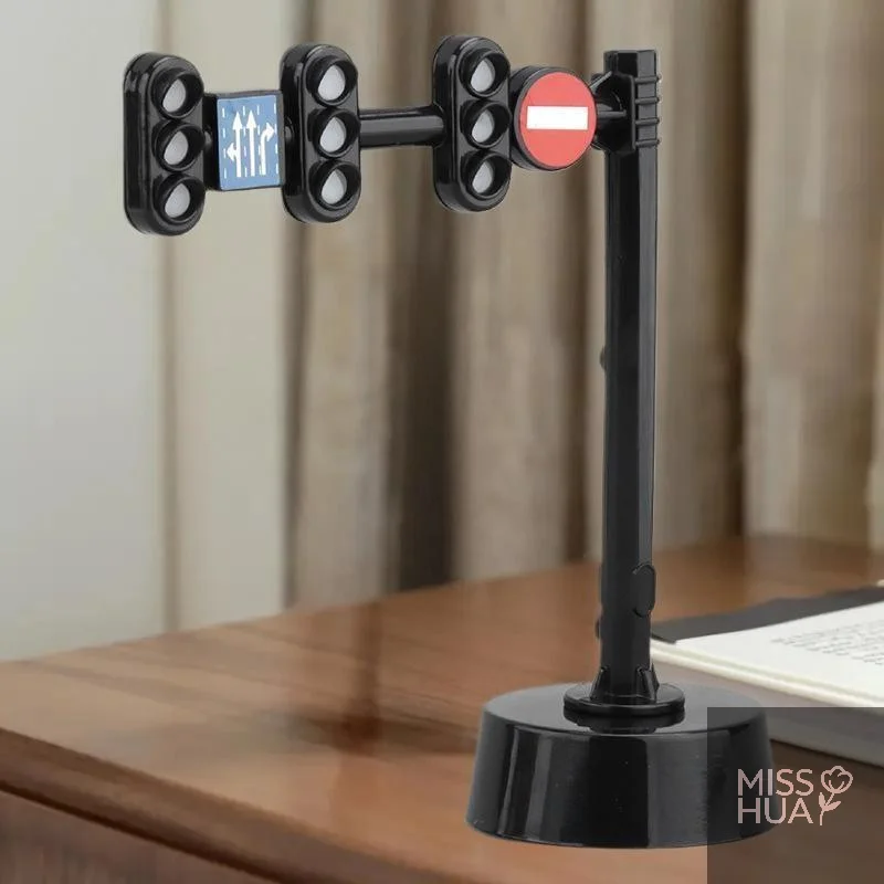 

Educational Toddler Toy, 1Pc Sound and Light Stop Traffic Light Model, Road Scene Accessory