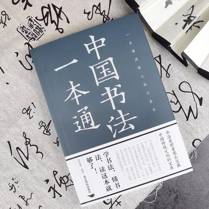 A book of Chinese calligraphy, brush character copying practice, calligraphy common sense practice method, work appreciation