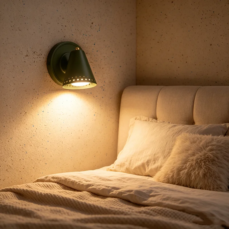 Retro Color Wrought Iron Wall Lamp Creative Bedroom Bedside Lamp Background Wall Corridor Entrance Stairs LightRetro Color Wroug