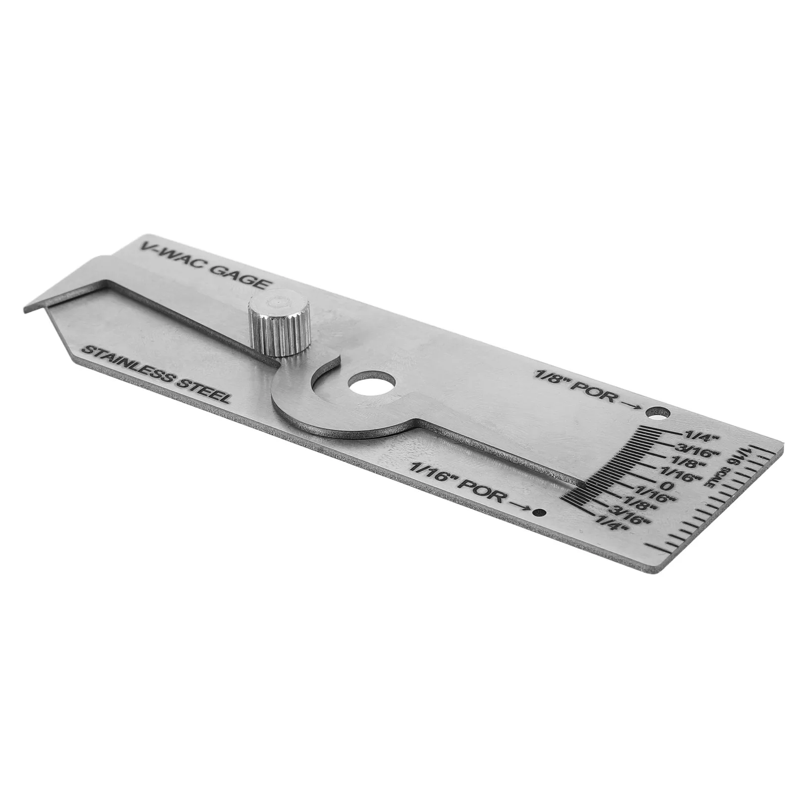 Stainless Steel Welding Seam Gauge Pipe Pit Undercut Depth Inspection Weld Thickness Measuring Tool Gauge Weld Inspection Ruler