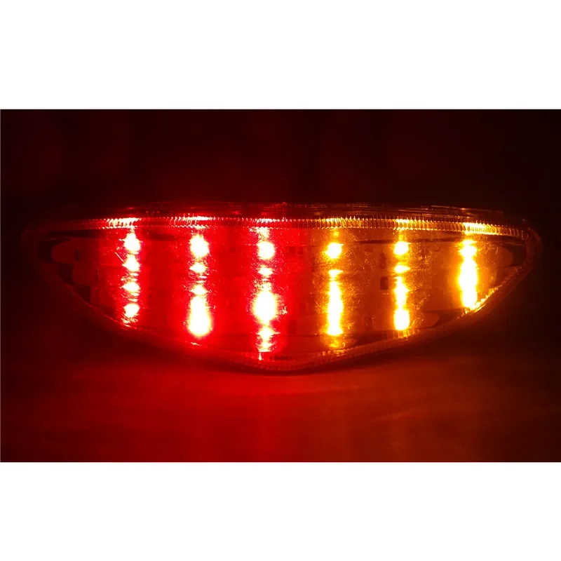 waase For Suzuki V-Strom 650 DL650 2004 2005 2006 2007 2008 2009-2011 Rear Tail Light Brake Turn Signals Integrated LED Light