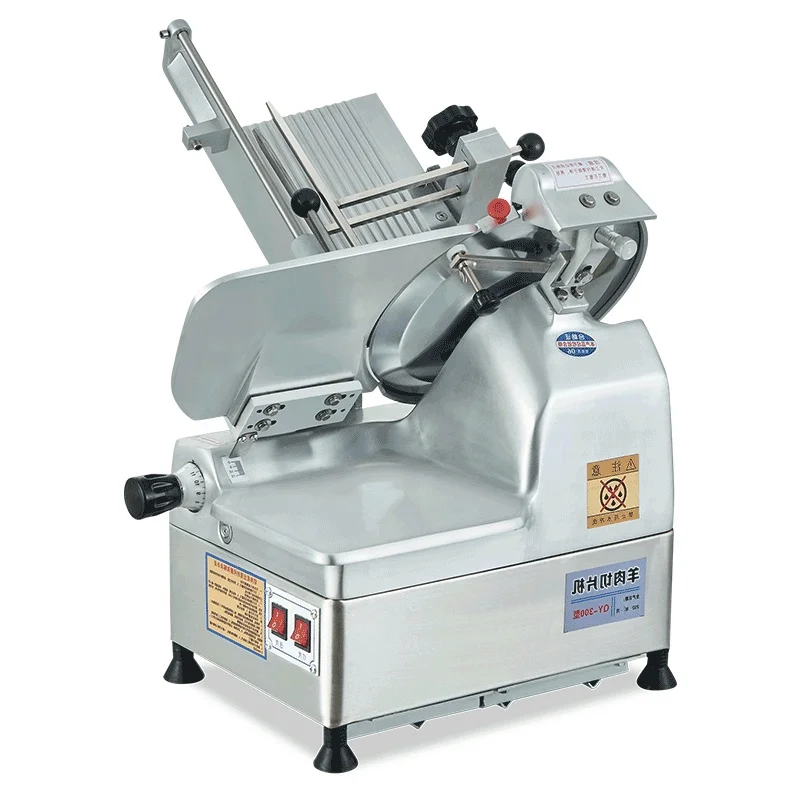 0-6mm Thickness Adjustable Frozen Meat Slicer Commercial Automatic Meat Slicer