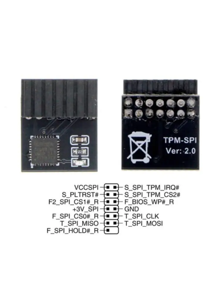 31BA TPM 2.0 SPI Security Chip 14 Pin Enhances Protections And Encryption