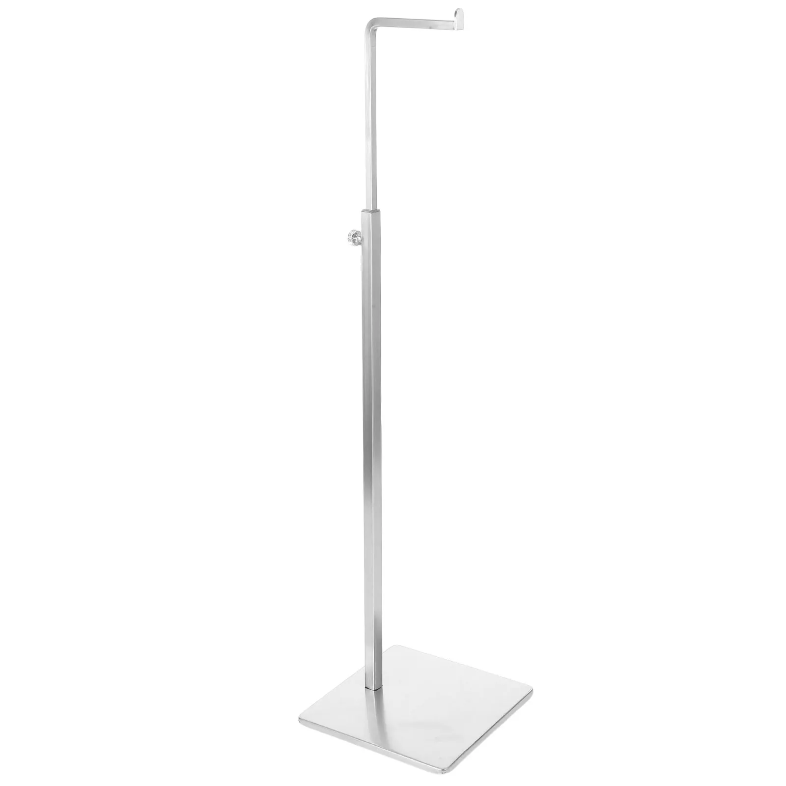 Adjustable Metal Silver 7 Shaped Handbag Display Rack Tabletop Stand for Retail Store Boutique Bag Holder Handbag Display