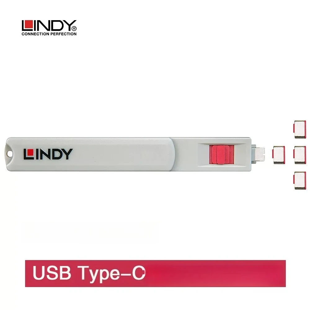 Computer and mobile data safety protection blockers lock and key set for USB Type-C ports