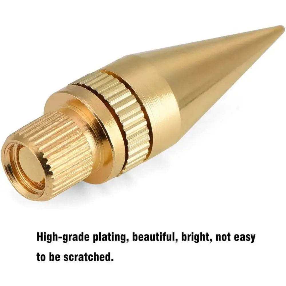 Isolation Stand Copper Speaker Spikes M6*36 Gold Black Copper Isolation Stand Base Pad Feet DVD Player