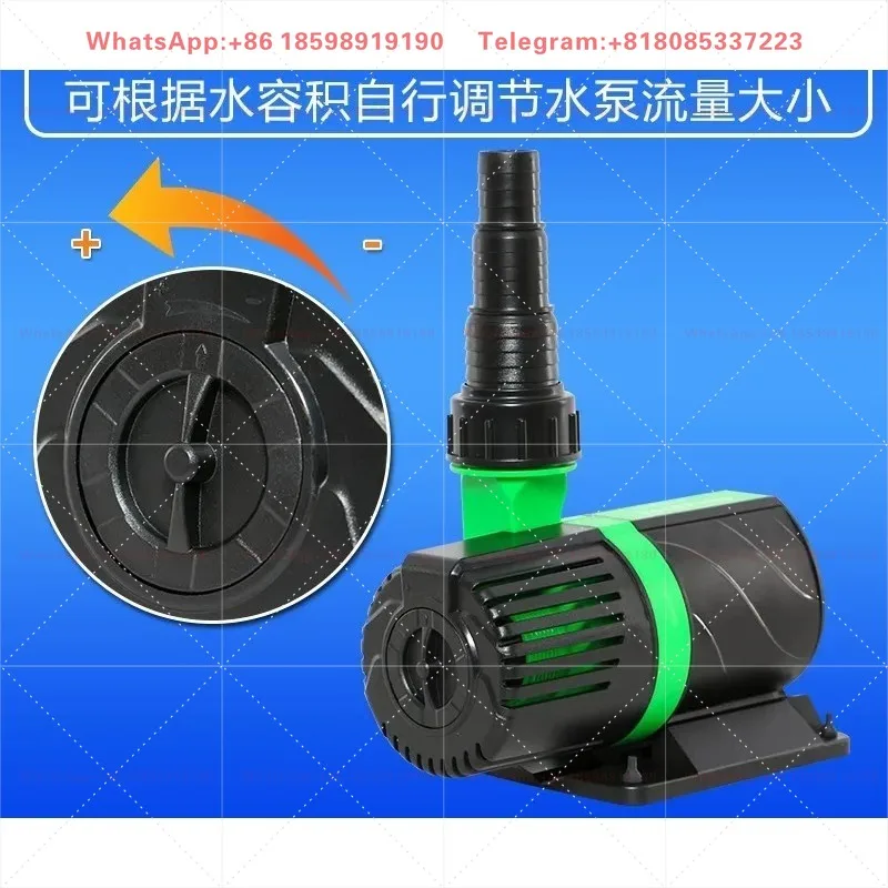 Fish Pond Horticulture Submersible Pump - High Power Circulating Filter Pump for Fish Tank, Landscape Fountain & Rockery (XL)