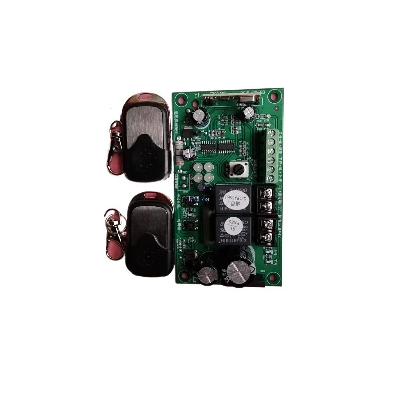 24V general mechanical limit garage door main board 315M433M flap door controller receiving board with dual remote control