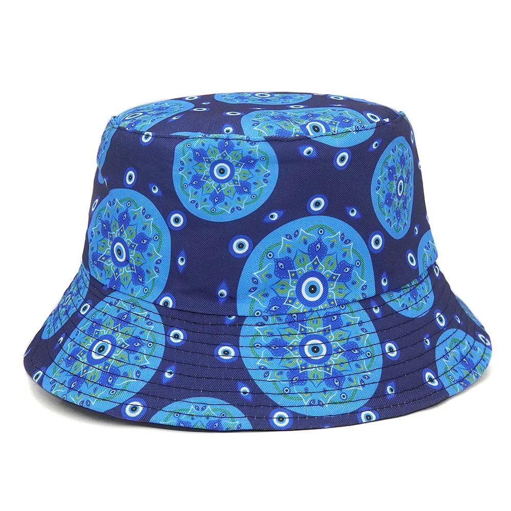 Fashion Print Bucket Hat Summer Men Fisherman Caps Hats Women Hip Hop Cartoon Beach Cap Unisex Panama Hat Female 2024