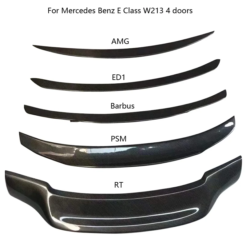 

W213 E63S Carbon Fiber Tail Trunk Spoiler For E-Class W213