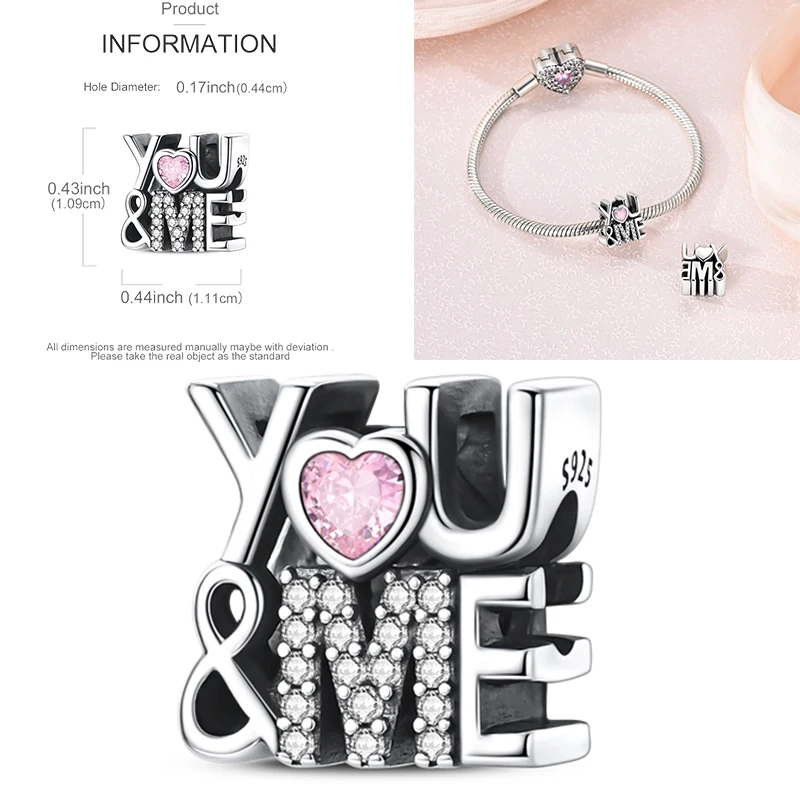 2026 Neue Mutter-Charms aus 925 Sterling Silber, Schwester-Familien-Liebesherz-Perlenanhänger, passend für europäische Armbänder, DIY-Schmuckgeschenk für Frauen – Detail 20