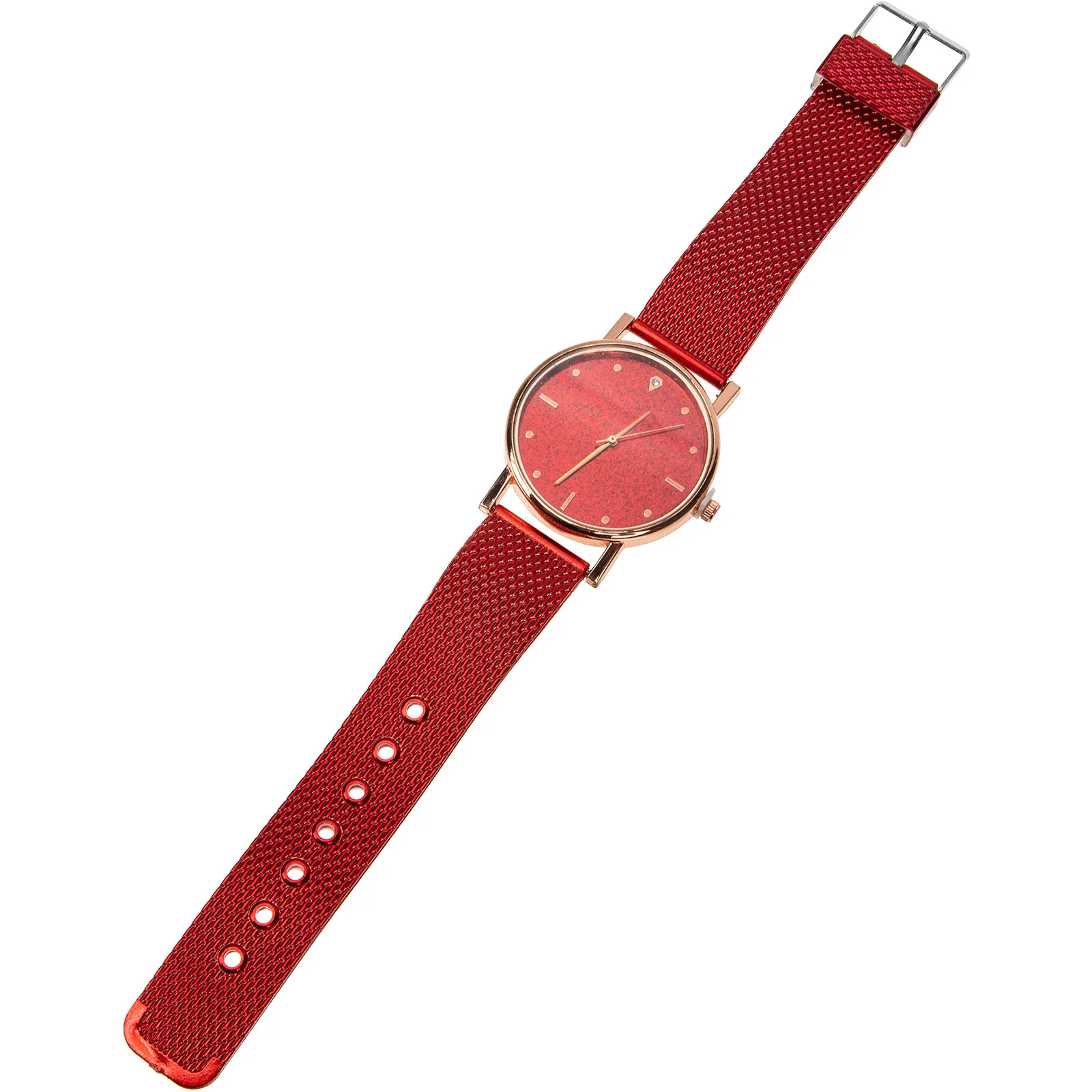 Women Quartz Watch Adjustable Silicone Band Fashion Retro Business Wrist Watch Hypoallergenic Skin Friendly Lightweight