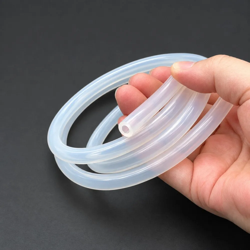 Transparent Food Grade Silicone Hose 2/3/5/6/7/8/9/10/11/12/13/15/16/18mm Flexible Garden Rubber hose Aquarium Soft Tubing Pipe
