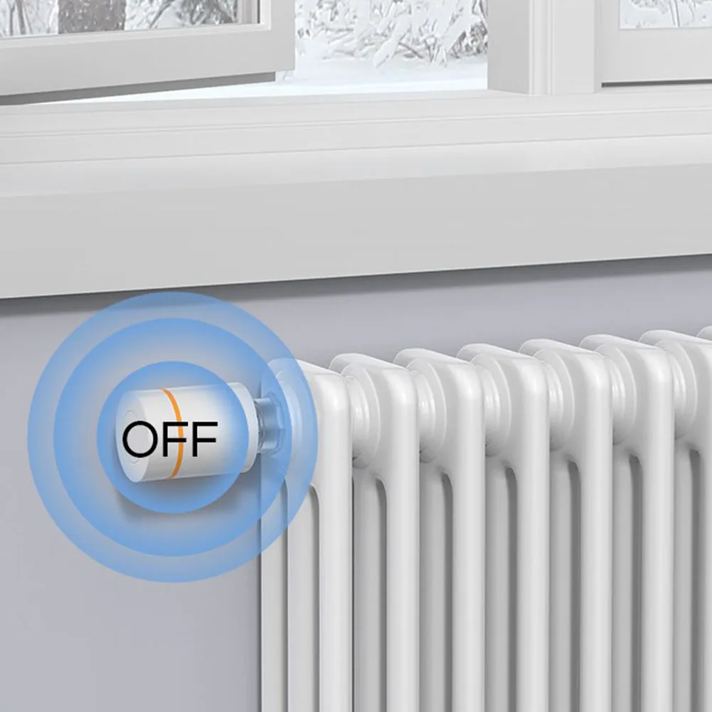 for Energy Efficient Smart Thermostat for Zigbee Controlled Radiator Valves Protects Against Frost with User Controls