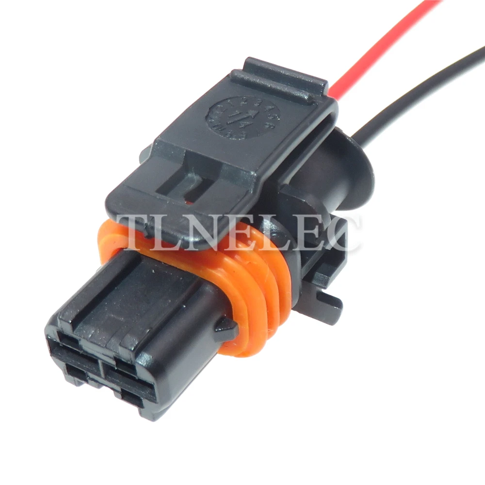 2 pinos maneira automóvel à prova dwaterproof água conectores carro combustível spray bico selado soquete com fios 1928404072 1928403137