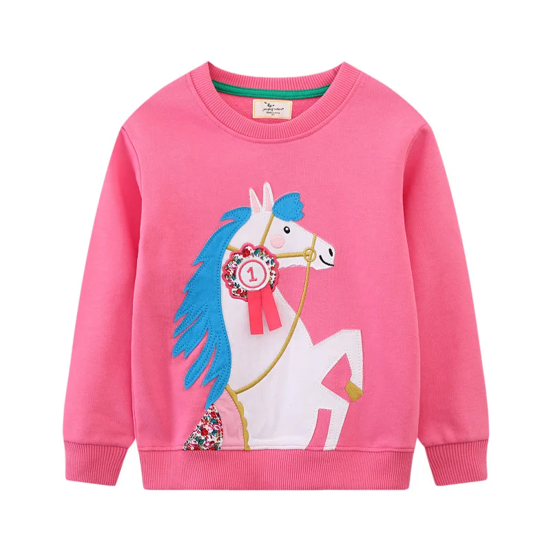 

Autumn New Girls' Sweatshirt Cartoon Embroidery Cute Sweatshirt for Kids Wholesale and Dropshipping