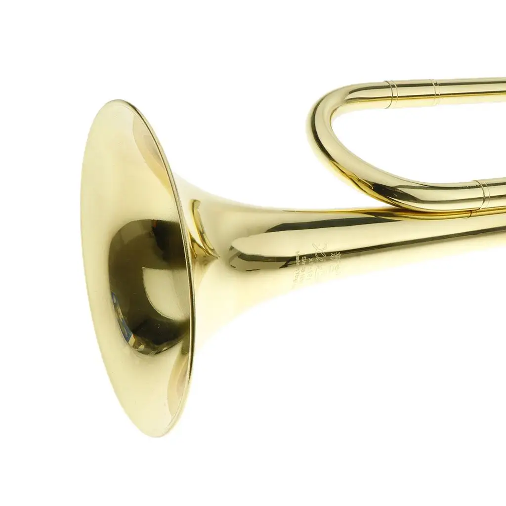 

Instrument Brass Kids Cavalry Bugle Herald Trumpet for School Band Golden Student Performance