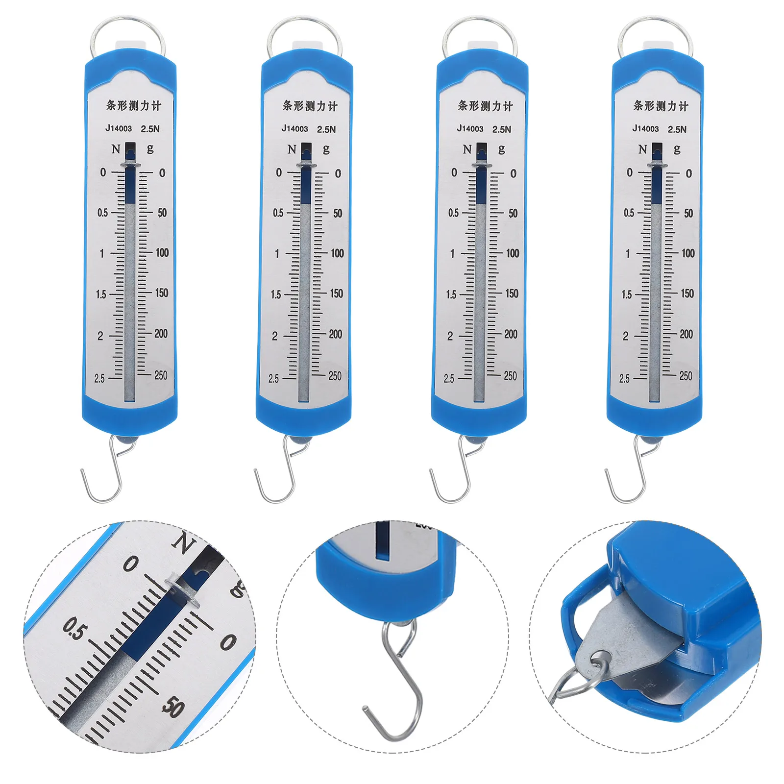 

4pcs Teaching Spring Scale Balance Force Measurement Tool Physics Experiment Equipment Precise Iron Dynamometer Classroom