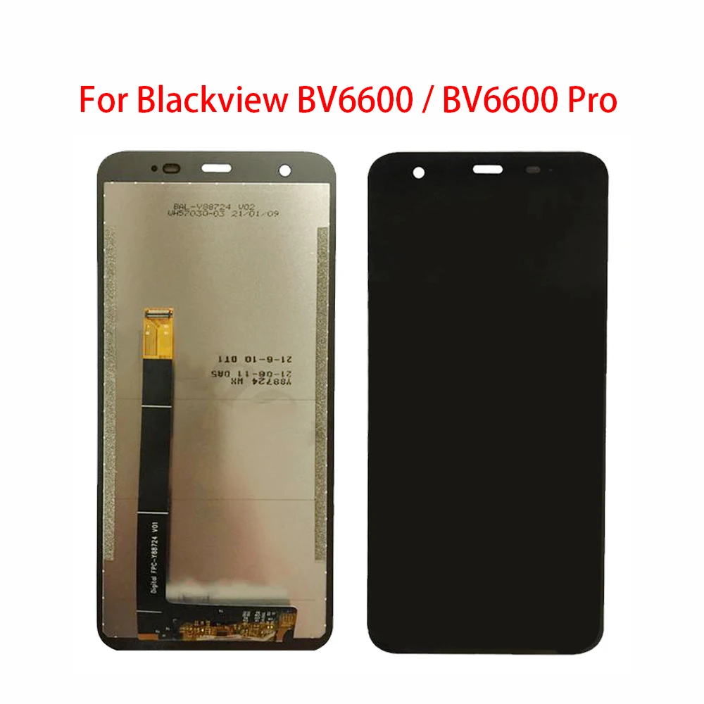 

New Tested LCD Display For Blackview BV6600 BV6600 Pro LCD Display Touch Screen Digitizer Panel Front Glass LCD Screen Assembly