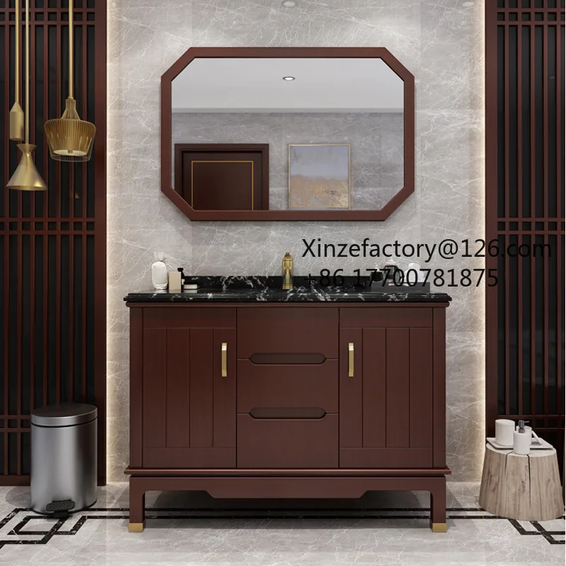 

Factory Direct 2026 Top RatedModern Bathroom Cabinet, Bathroom, Oak Solid Wood Floor-to-ceiling Bathroom,combination