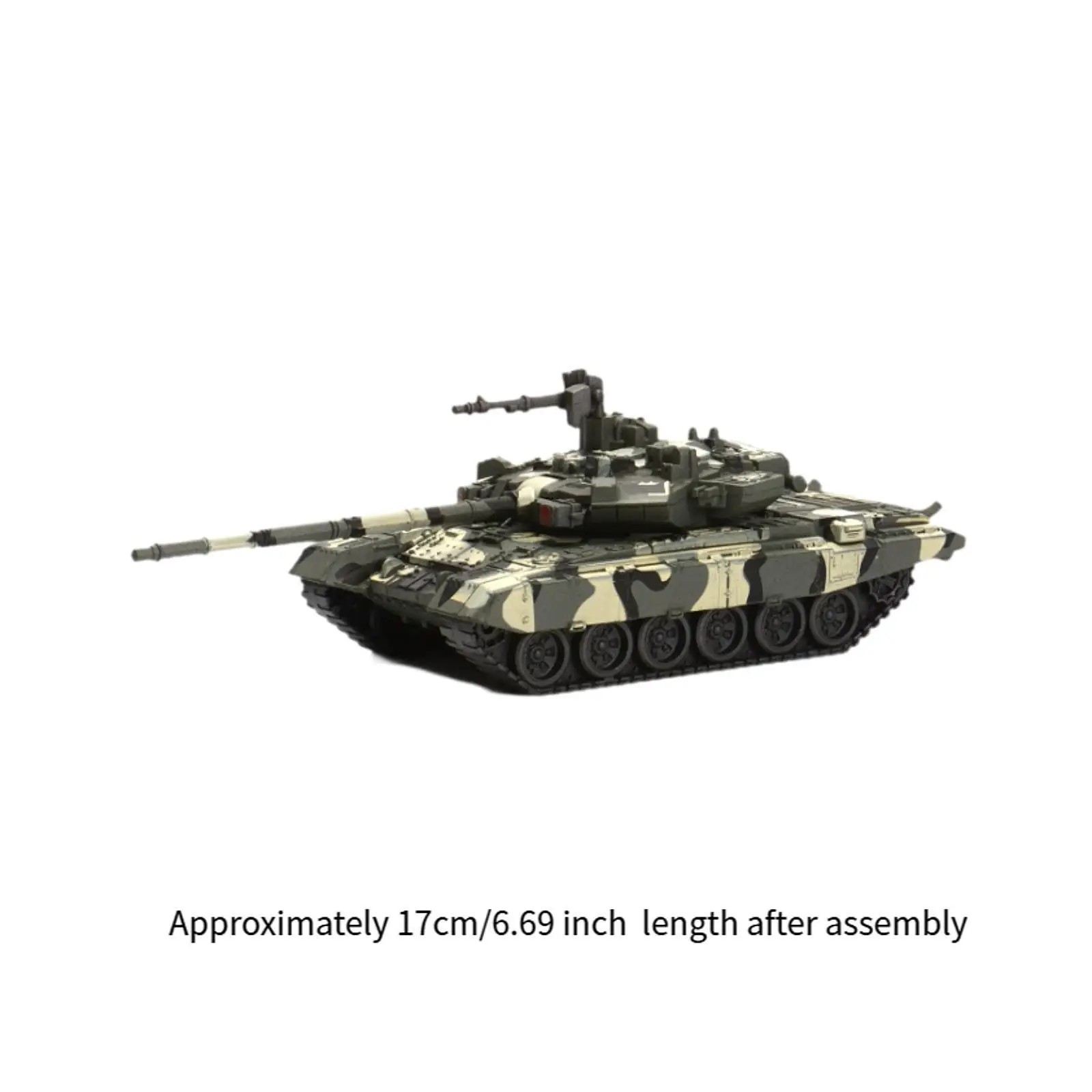 1:48 Russian T90 Tank Model 4D Modern Tank Model Building Kits Armored Vehicle view 4