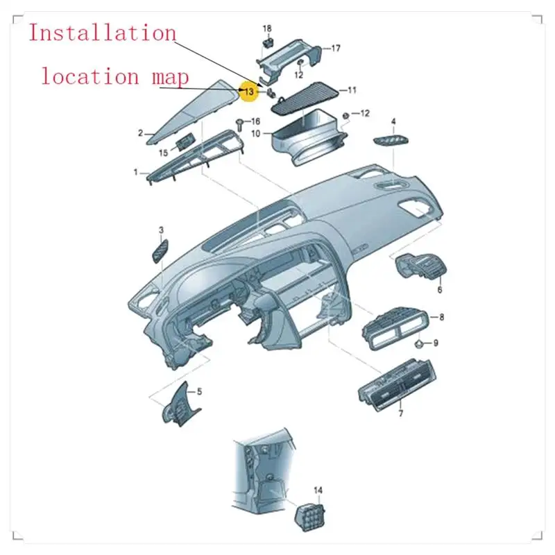 مستشعر جودة الهواء مستشعر رطوبة الهواء لقطع غيار A7 A8 Q3 Q5 VW Passat B8 Arteon Touareg ID3 ID4 4H0907658B/C/D