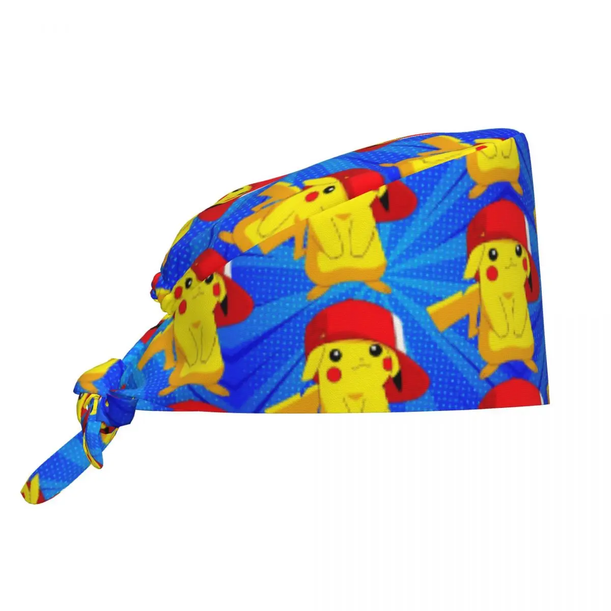 

Custom P-Pikachues Collage Breathable Scrub Hat Surgical Scrub Caps Nurse Medical Cap Scrubs Hat for Hospital Pharmacy