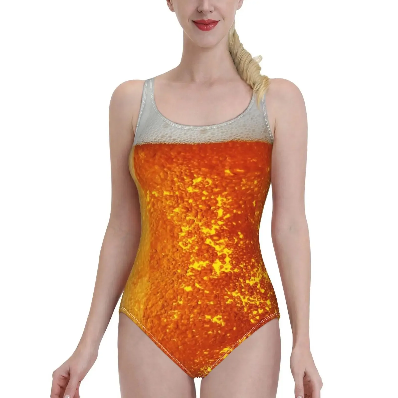 Costume da bagno sfumato stile europeo e americano transfrontaliero di moda costume da bagno intero Sexy Amazon womewt1