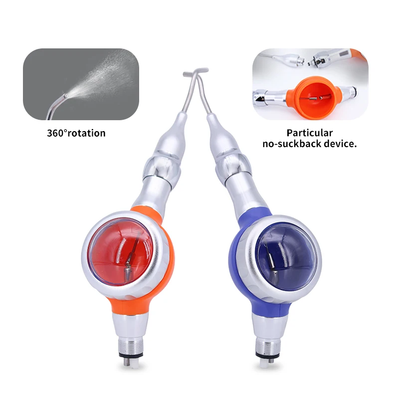 Dental Air Prophy Unit Colorful Teeh Whitening Spary Use Sandblasting Air Polisher Unit 2hole 4hole Dentists Equipment