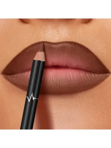 Pudaier 6-Color Waterproof Matte Lip Liner - Long-Lasting, Non-Transfer Formula, Matte Finish, 6 Versatile Shades