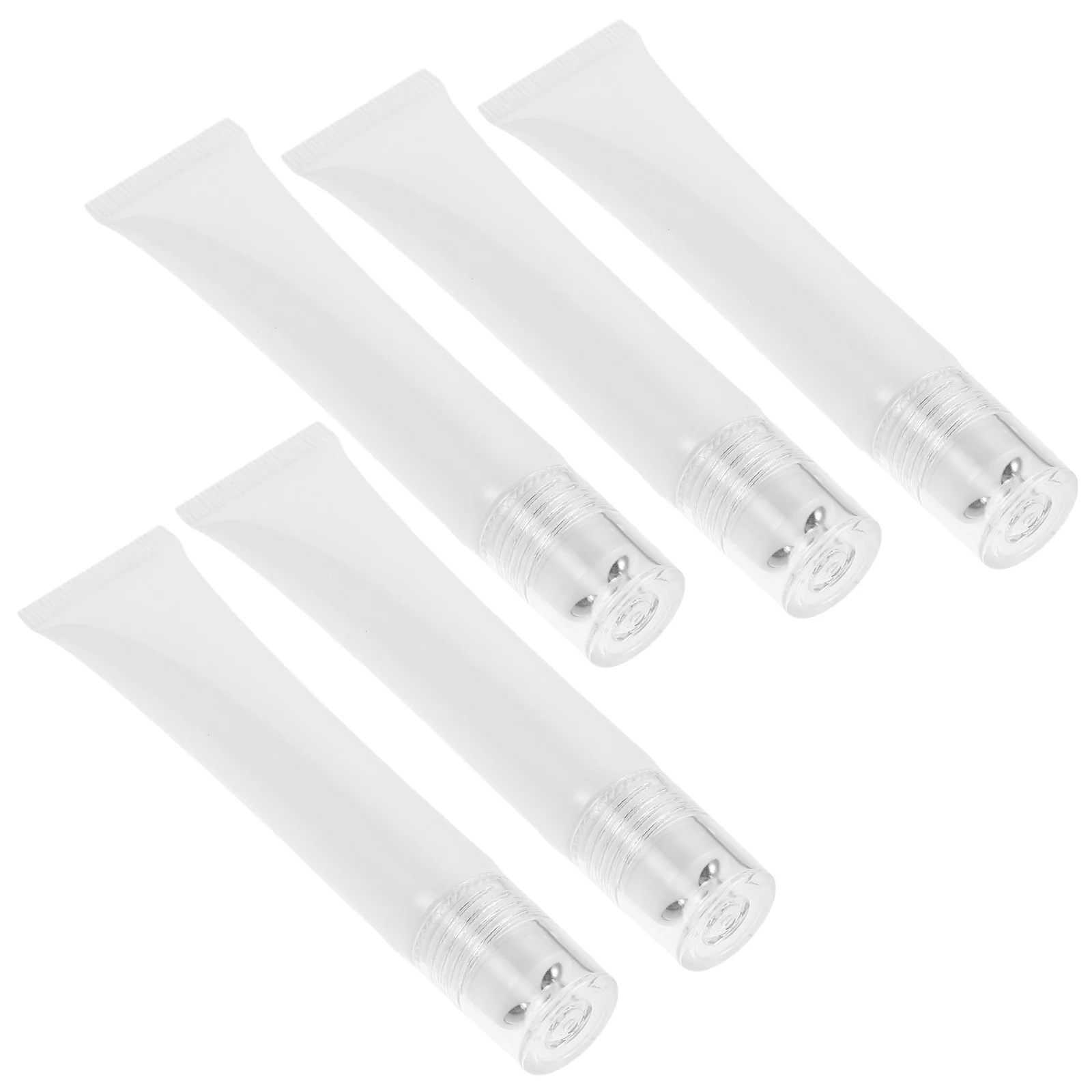 5 قطعة زجاجة كريم عين دوارة 20 مللي تصميم دقيق الاستغناء المحمولة مانعة للتسرب إعادة الملء أنبوبة ضغط للمصل