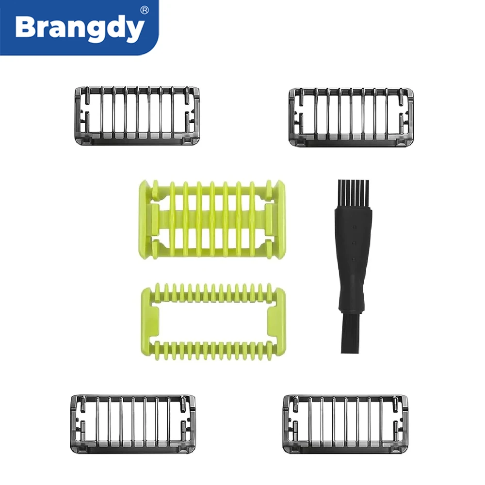 

Насадки-гребни Brangdy, совместимые с электробритвами Philips OneBlade QP2520, QP2630, QP2724, QP2834, QP6510, QP6520, QP6531