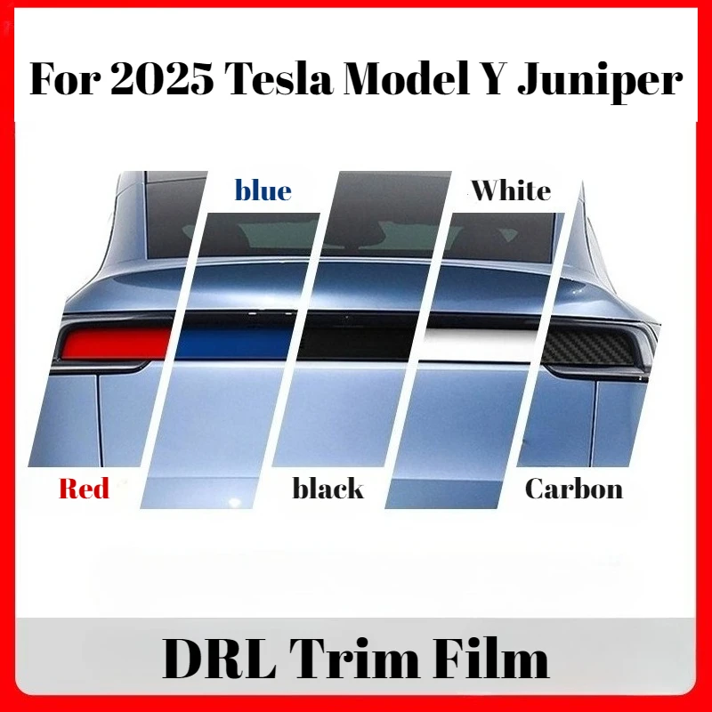 

For 2025 Tesla Model Y Juniper DRL Trim Film Taillight Special Tint Film Headlight Protective Sticker Scratch-Resistant Color