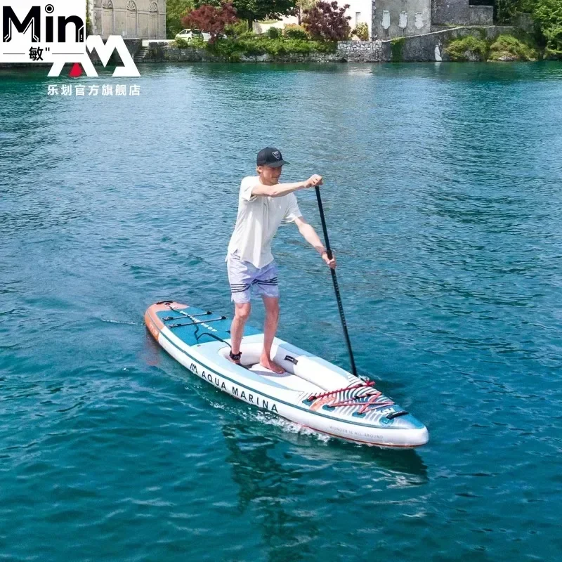 AQUA MARINA CASCADE TANDEM 2 In 1 Inflatable Stand Up Paddle Board Kayak Boat Dinghy Raft SUP Board For 1 2 Person