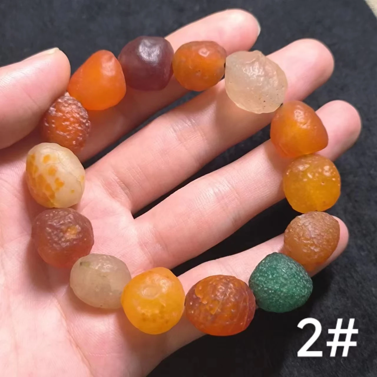 1pcs/lot Natural Gobi Agate Bracelet strange stone absorb millennium aura mysterious strange beautiful Collectibles amulet taki