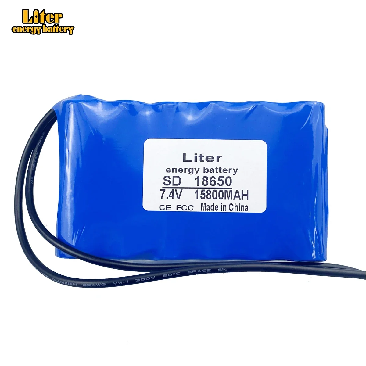 7.4V 8.4V 15800mAh 6P2S Pack 18650 Battery 15.8Ah Rechargeable Battery For Bicycle Headlights/CCTV/Camera/Electric 5.0 4 Review