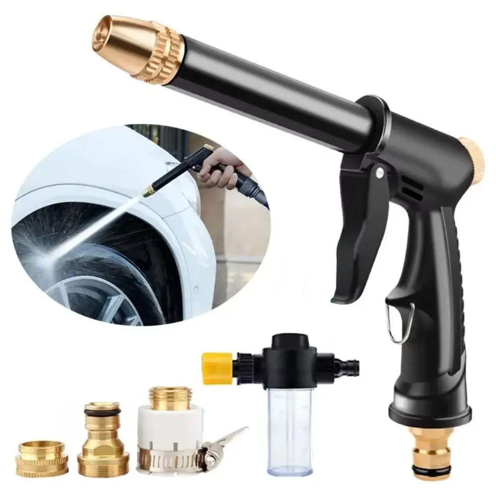 

Nozzle High-Pressure Watering Artifact Sprinkler Multifunctional Cleaning Car Wash Machine Thread Quick Connector Durable