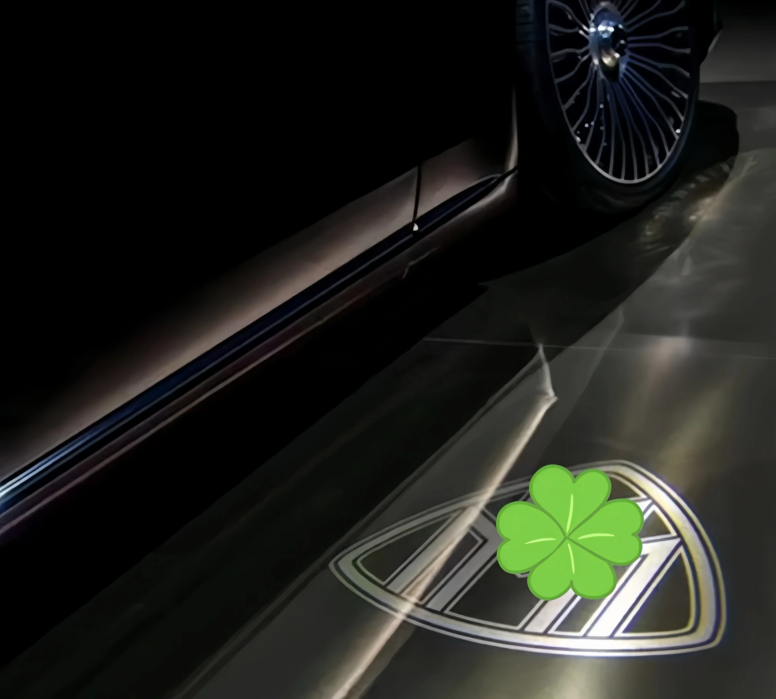 Welcome Projector Lights Laser Spot Projection Lamp Rearview Mirror Bra-Bus Led Welcome Carpet Light For GLS GLE S Class