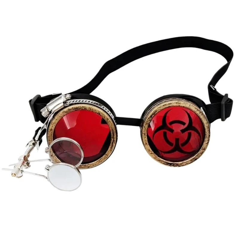 

DXAE Steampunk Goggles Retro Steampunk Glasses Gothic Glasses Halloween Goggles Steampunk Costume Accessories for Party