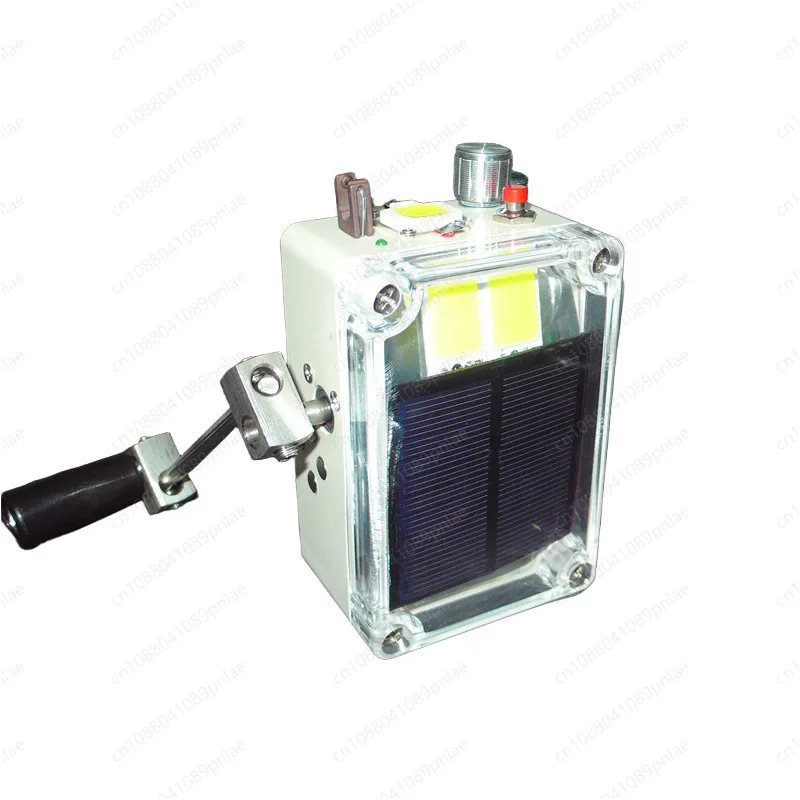 

Ручная рукоятка Solar Power Bank 5V Открытое аварийное зарядное устройство с зажиганием и освещением для выживания в кемпинге