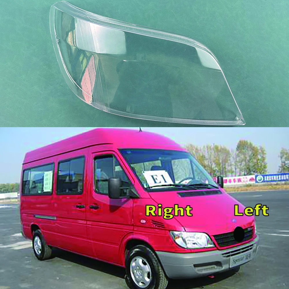 

For Benz Sprinter 2001 2002 2003 Car Accessories Headlight Cover Transparent Lampshade Lamp Lens Headlamp Shell Plexiglass