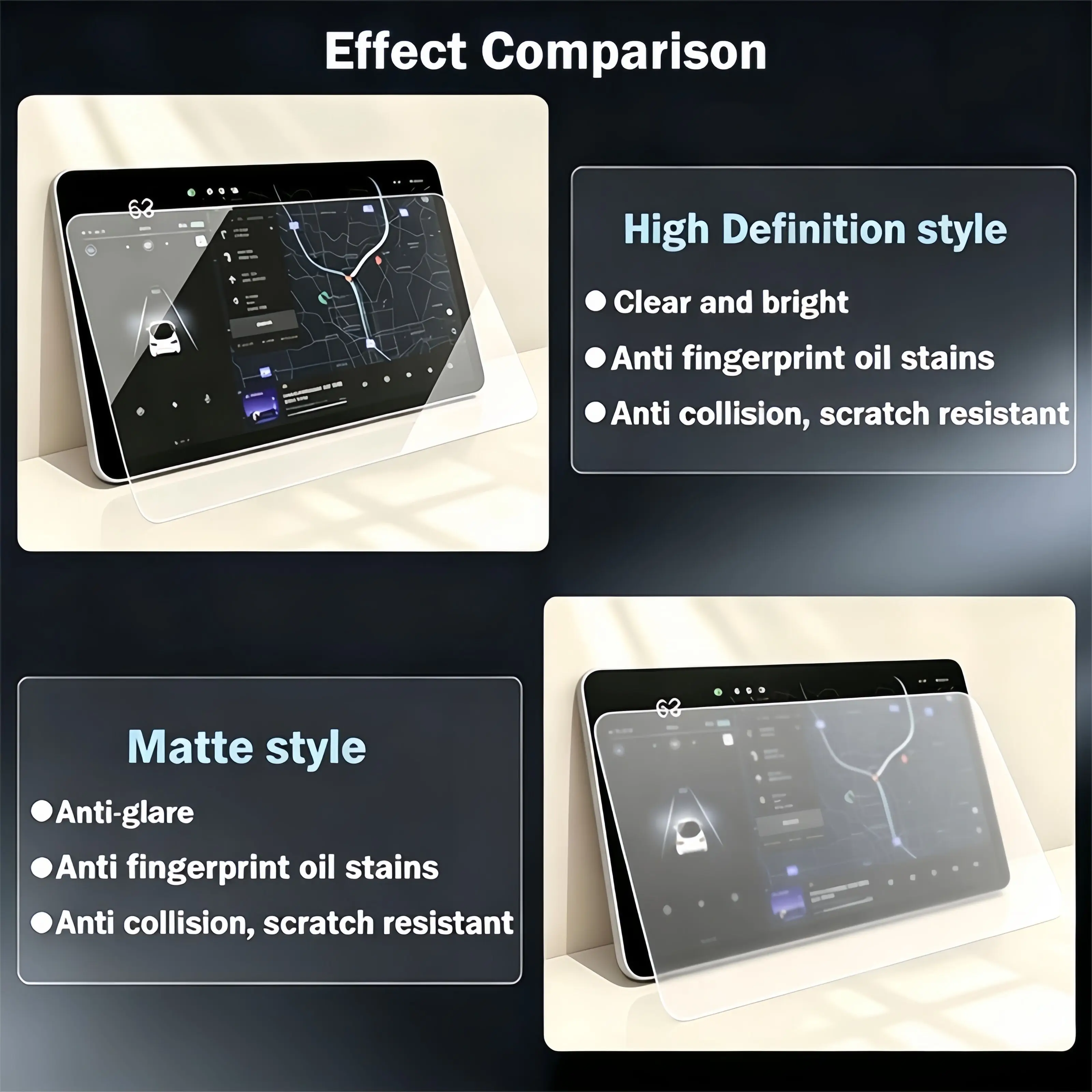 For DEEPAL S05 2024-2026 Matte - Matte Anti Glare Screen review and price