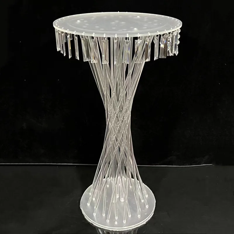 

Acrylic Cake Stand Wedding Table Centerpiece Display Shelf Flowers Rack For Event Party Decoration