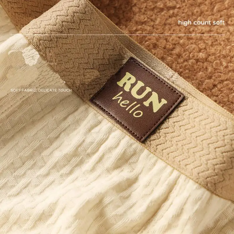 3 pcs Men's Boxer Solid Textured Men's Cotton Underwear Breathable Underpants Super Soft High Elastic Men's Panties 5