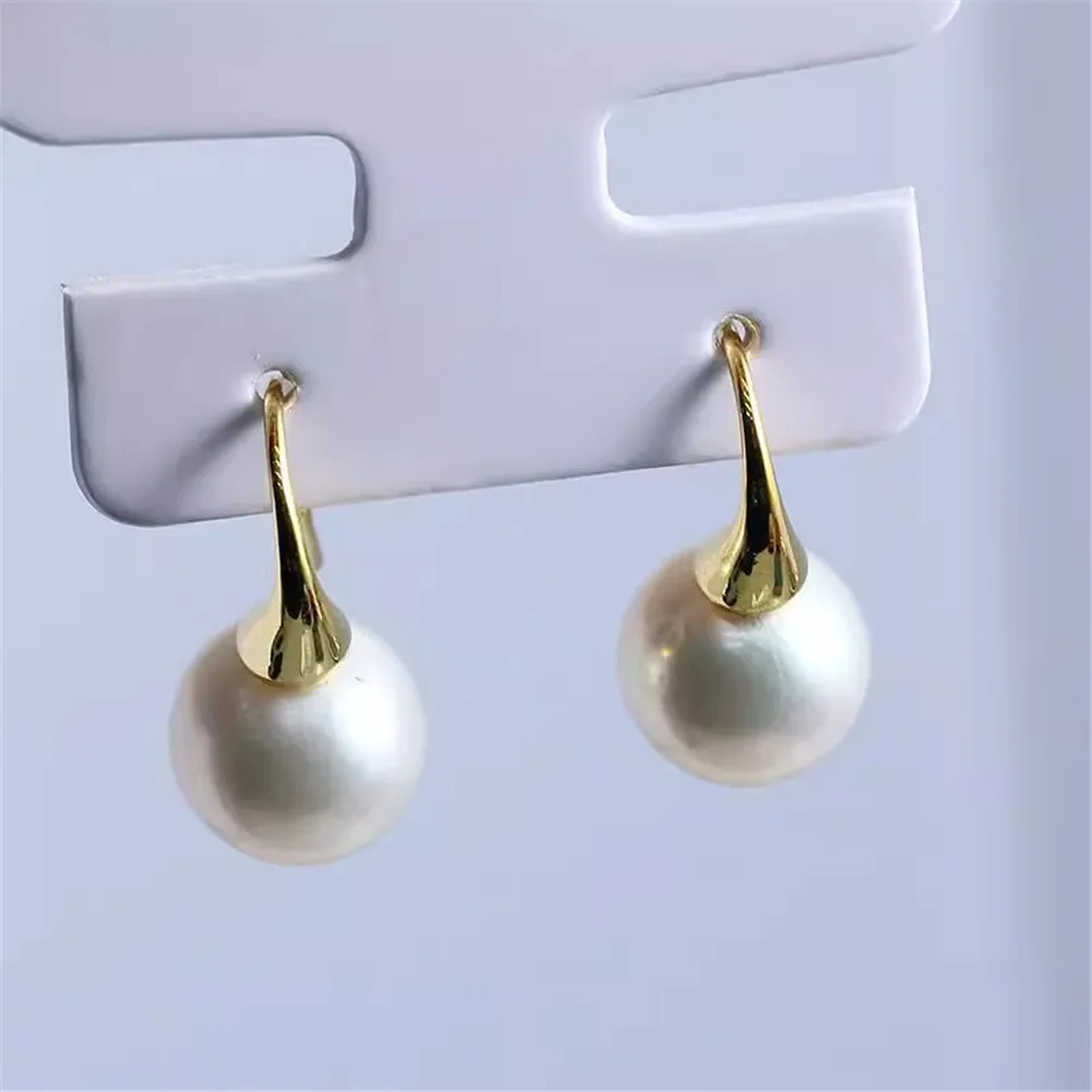

Gold Plated Pearl Earring Settings, DIY Jewelry Making Supplies, Blank Ear Stud Bases for Handmade Accessories, No Pearl