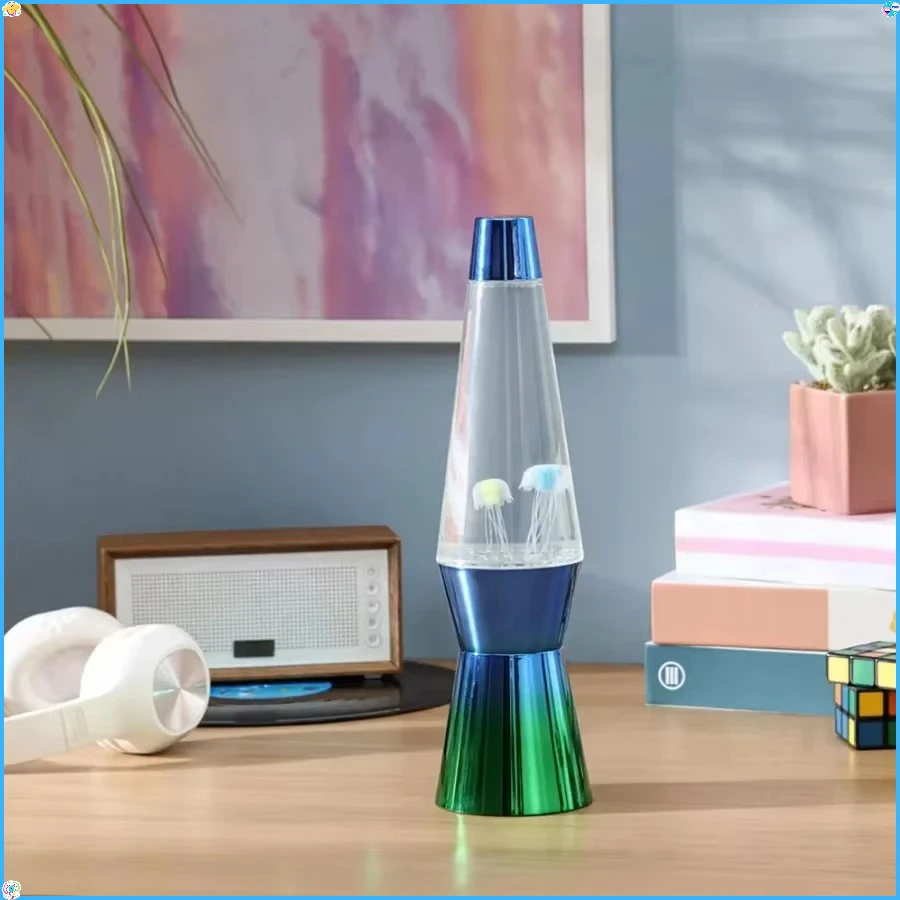 

Blue USB Jellyfish Lamp, Ocean Themed Mood Light for Desktop Decor, Perfect Gift for Girls & Ocean Lovers, Relaxing Light
