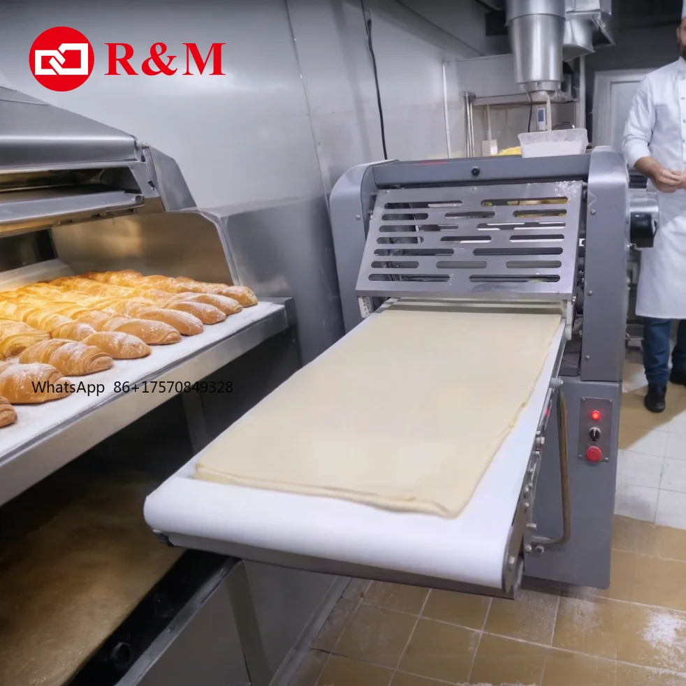 Laminadora Automática de Masa de Hojaldre y Fila para Panadería, Rodillo de 30 kg, Mini Máquina Aplanadora de Masa Pequeña, Precio