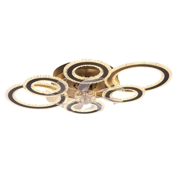 

Simple cross-border 110v ceiling light dining room living room bedroom fan light